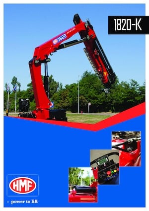 Hydraulic loading cranes HMF 1820-K2