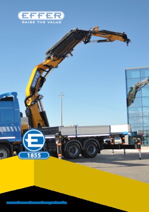 Hydraulic loading cranes Effer 1855 4S