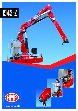 Hydraulic loading cranes HMF 1943-Z2-MC