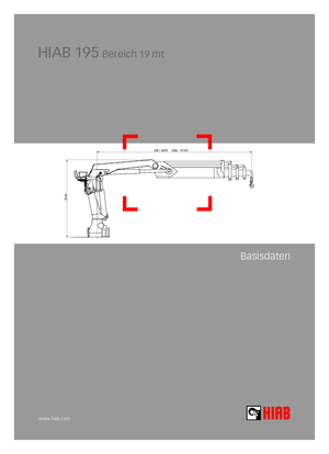 Hidrolik Vinçler Hiab 195-4 Jib 30