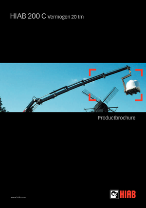 Hydraulic loading cranes Hiab 200 C-2