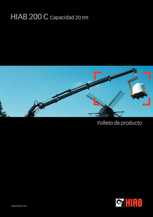Hydraulic loading cranes Hiab 200 C-2