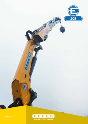 Hydraulic loading cranes Effer 205 4S