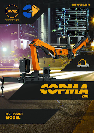 Hydraulic loading cranes COPMA 2000 208.4 J4