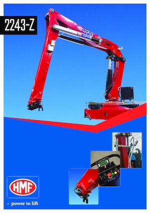 Hydraulic loading cranes HMF 2243-Z2
