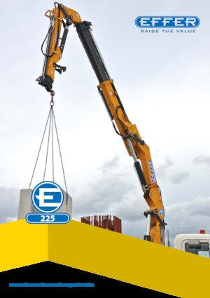 Hydraulic loading cranes Effer 225 6S