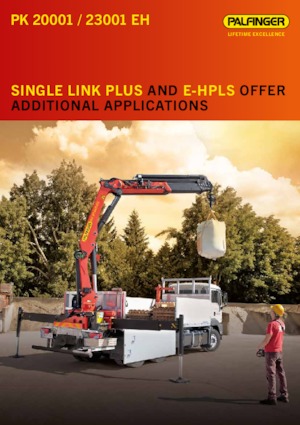 Hydraulic loading cranes Palfinger 23001-EH C