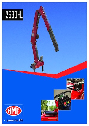 Hydraulic loading cranes HMF 2530-L2-RCS