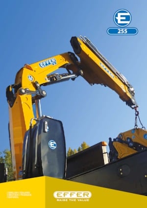 Hydraulic loading cranes Effer 255 5S
