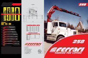Hydraulic loading cranes Ferrari® 258 A1 