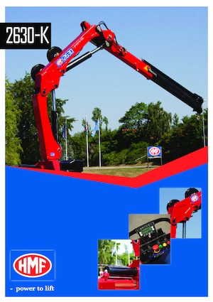 Hydraulic loading cranes HMF 2630-K4