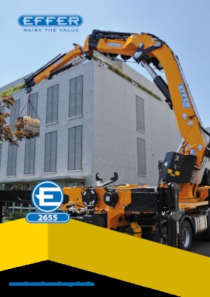 Hydraulic loading cranes Effer 2655 4S