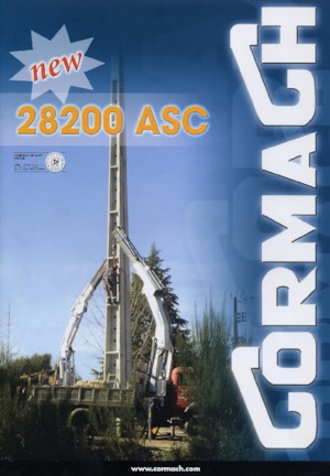 Hydraulic loading cranes Cormach 28200 E6 A.S.C.