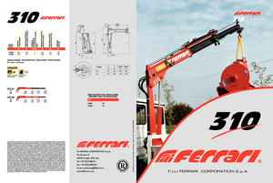 Hydraulic loading cranes Ferrari® 310 A 1