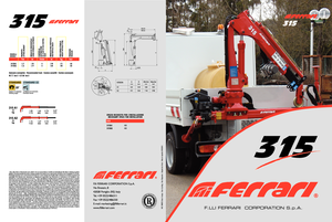 Hydraulic loading cranes Ferrari® 315 A2 
