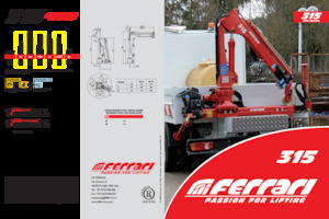 Hydraulic loading cranes Ferrari® 315 A2 