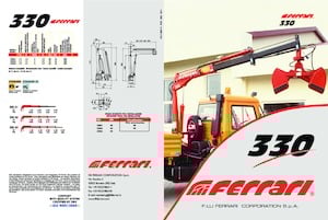Hydraulic loading cranes Ferrari® 330 A1 