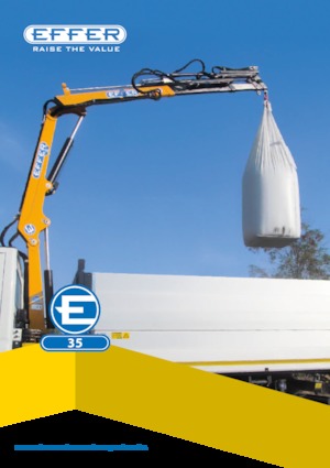 Hydraulic loading cranes Effer 35 2S
