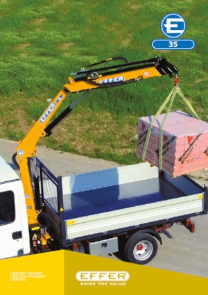 Hydraulic loading cranes Effer 35 3S