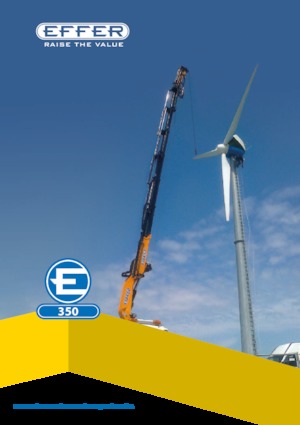Hydraulic loading cranes Effer 350 4S