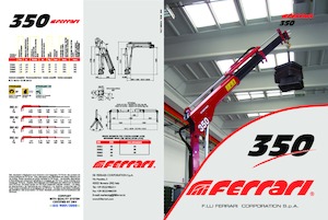 Hydraulic loading cranes Ferrari® 350 A3 