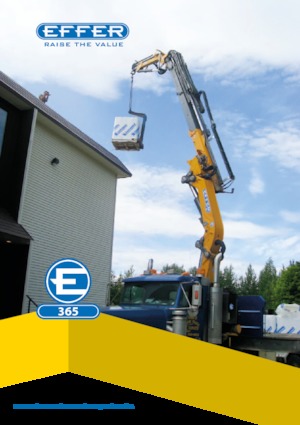Hydraulic loading cranes Effer 365 4S