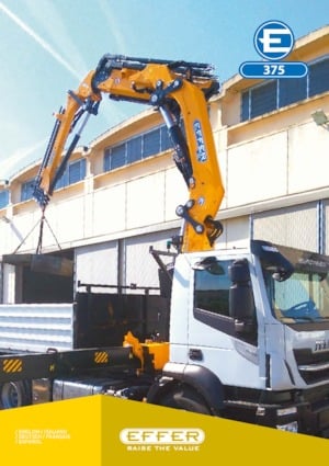 Hydraulic loading cranes Effer 375 8S