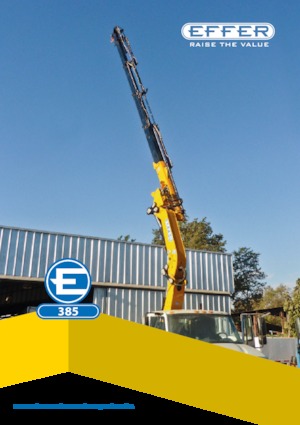 Hydraulic loading cranes Effer 385 6S