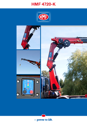 Hydraulic loading cranes HMF 4720 K 6