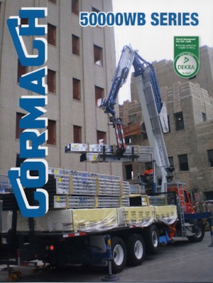 Hydraulic loading cranes Cormach 50000 WB95