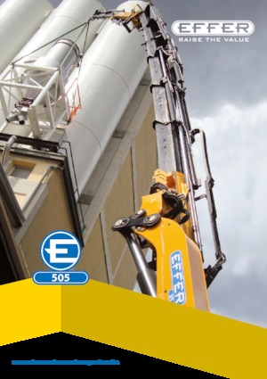 Hydraulic loading cranes Effer 505 8S