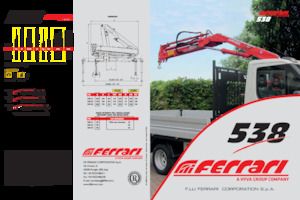Hydraulic loading cranes Ferrari® 538 A2 