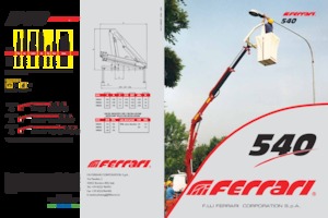 Hydraulic loading cranes Ferrari® 540 A 3