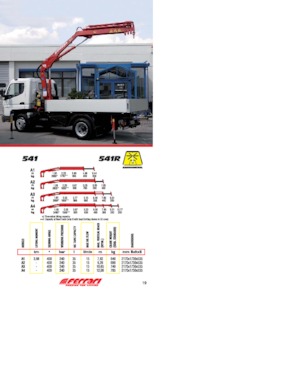 Hydraulic loading cranes Ferrari® 541R A3 