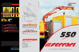 Hydraulic loading cranes Ferrari® 550 A2 
