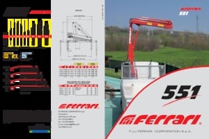 Hydraulic loading cranes Ferrari® 551 A3 