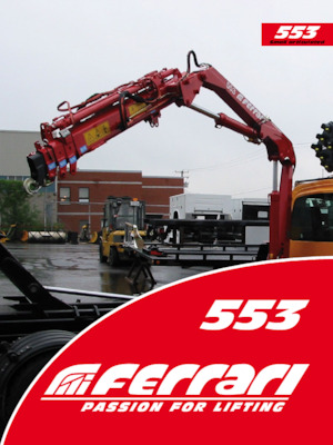 Hydraulic loading cranes Ferrari® 553 A1 