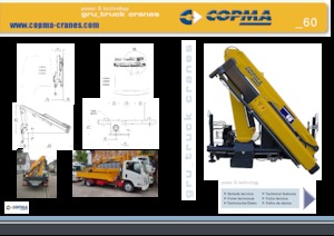 Hydraulic loading cranes COPMA 2000 60.4