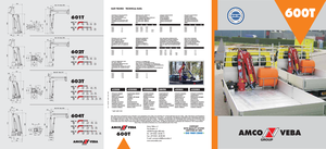 Hydraulic loading cranes Amco Veba 601T-1 S