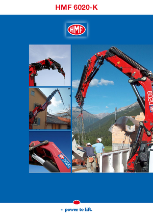 Hydraulic loading cranes HMF 6020-K6