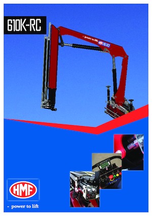 Hydraulic loading cranes HMF 610-K1-RC