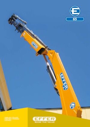 Hydraulic loading cranes Effer 65 4S