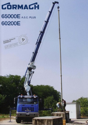 Hydraulic loading cranes Cormach 65000 E6F A.S.C. Plus