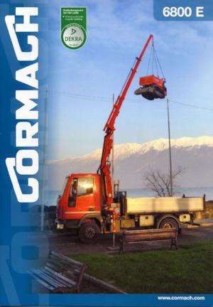 Hydraulic loading cranes Cormach 6800 E1