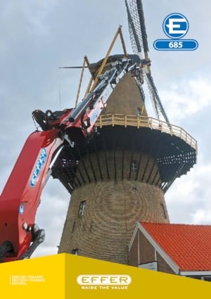 Hydraulic loading cranes Effer 685 6S