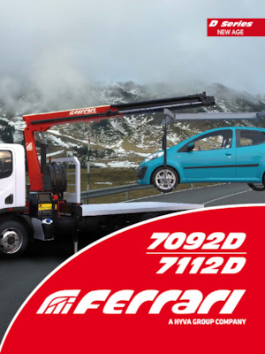 Hydraulic loading cranes Ferrari® 7092D A4 