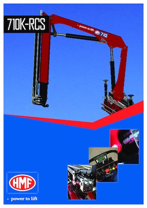 Hydraulic loading cranes HMF 710-K1-RCS