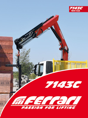 Hydraulic loading cranes Ferrari® 7143C A6 