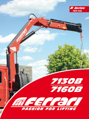 Hydraulic loading cranes Ferrari® 7160B A2 