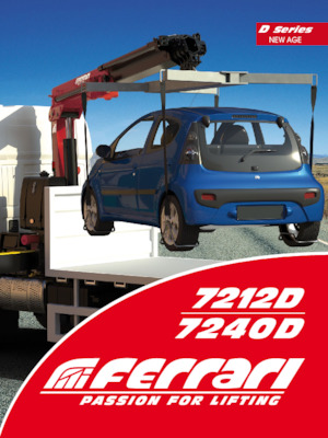 Hydraulic loading cranes Ferrari® 7212D A4 